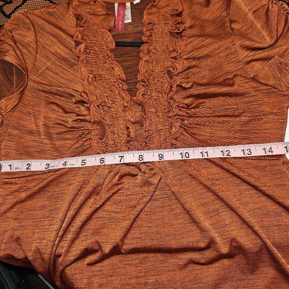 Rustic Orange Size Medium No Stains No Tears - Picture 4 of 6